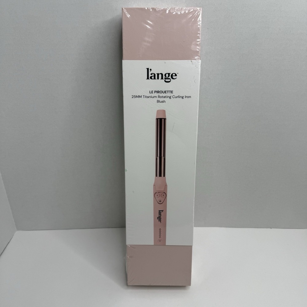 L’ange Le Pirouette 25mm Rotating Curling Iron Blush Titanium Sealed 2636